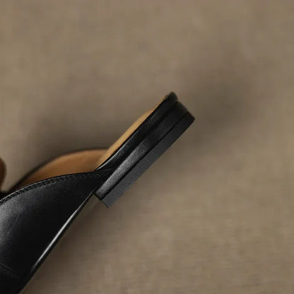 Aurora Genuine Leather Mules