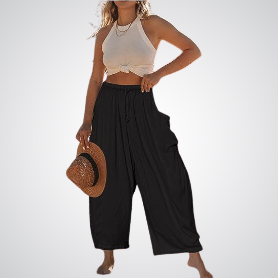ELENA | Relaxed Fit Wide-Leg Trousers