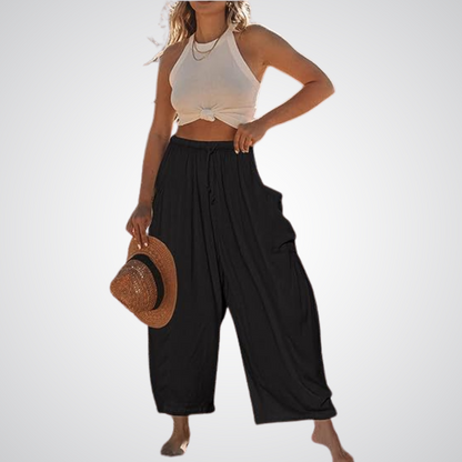 ELENA | Relaxed Fit Wide-Leg Trousers