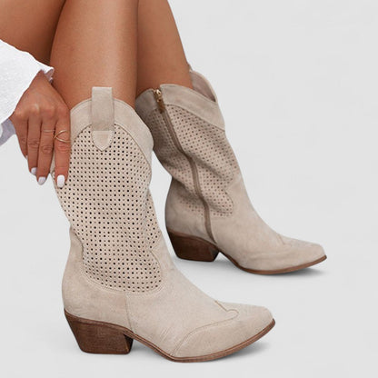 Rachel | Stylish Orthopedic Western Boots for All-Day Comfort