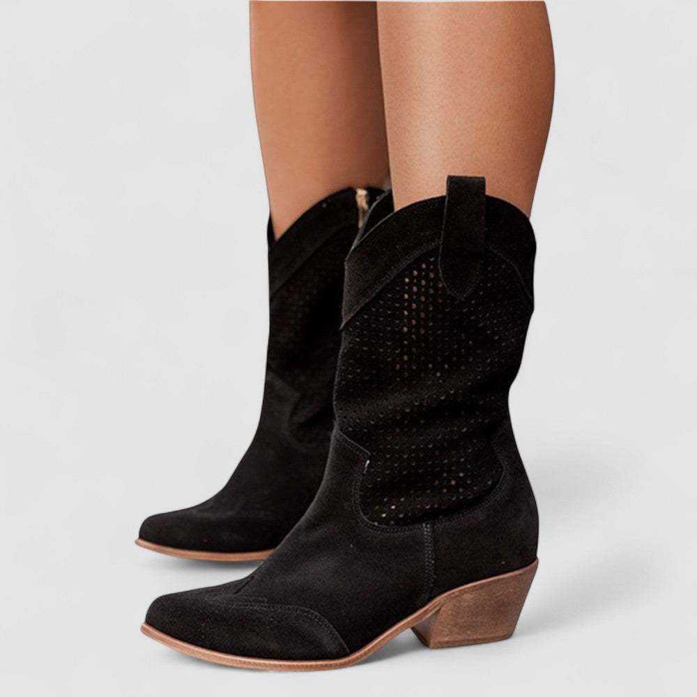 Rachel | Stylish Orthopedic Western Boots for All-Day Comfort