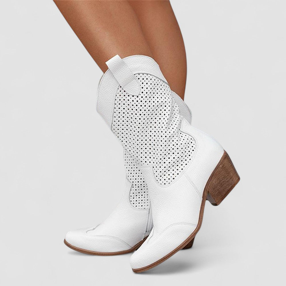 Rachel | Stylish Orthopedic Western Boots for All-Day Comfort