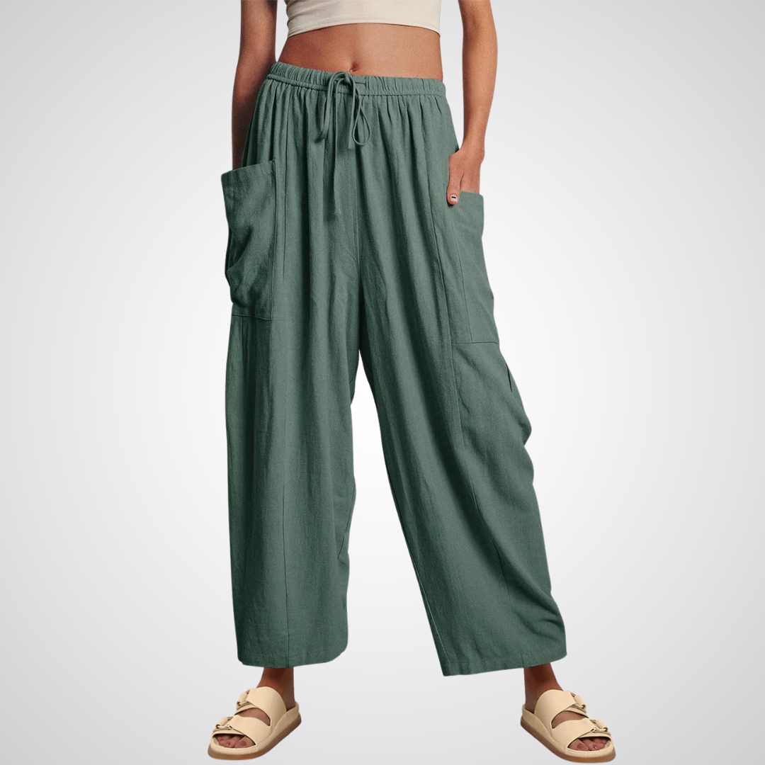 ELENA | Relaxed Fit Wide-Leg Trousers