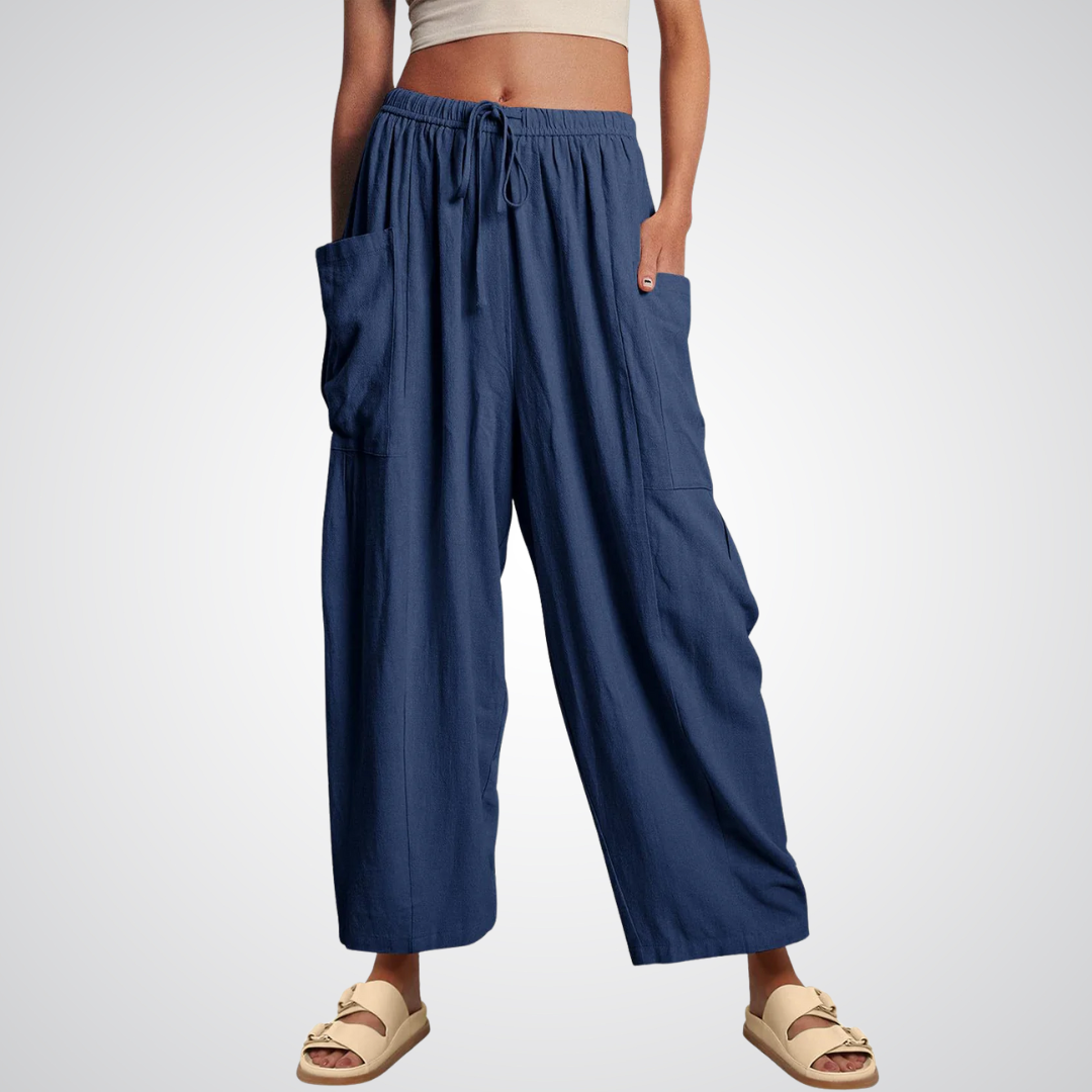 ELENA | Relaxed Fit Wide-Leg Trousers