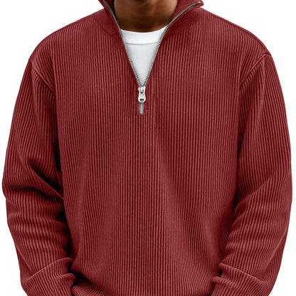 Logan™ — Ribbed Quarter-Zip Sweater