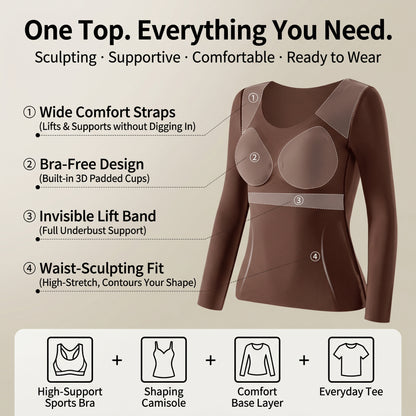 Charlotte | Built-In Comfort Long Sleeve