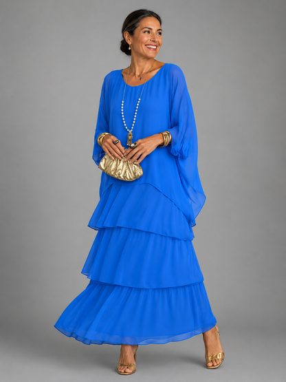 Olivia - Elegant Flowing Maxi Dress