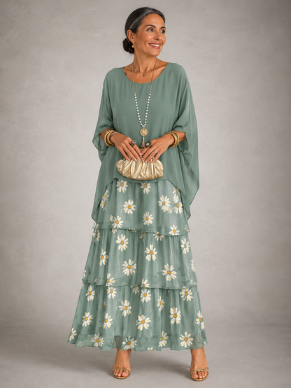 Olivia - Elegant Flowing Maxi Dress