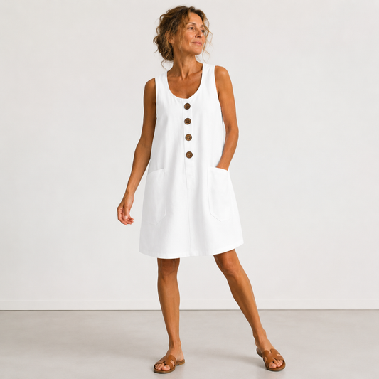 Mariella | Cotton and Linen Dress