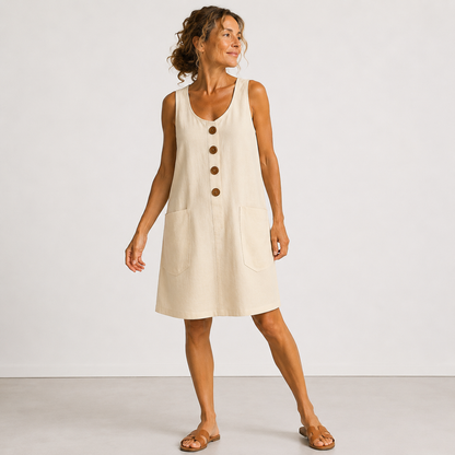 Mariella | Cotton and Linen Dress