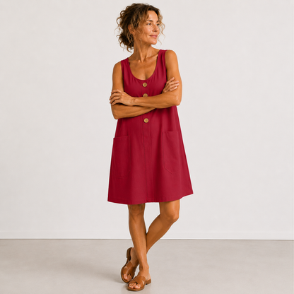 Mariella | Cotton and Linen Dress