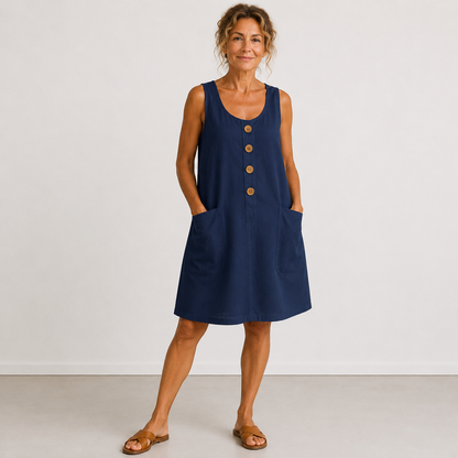 Mariella | Cotton and Linen Dress