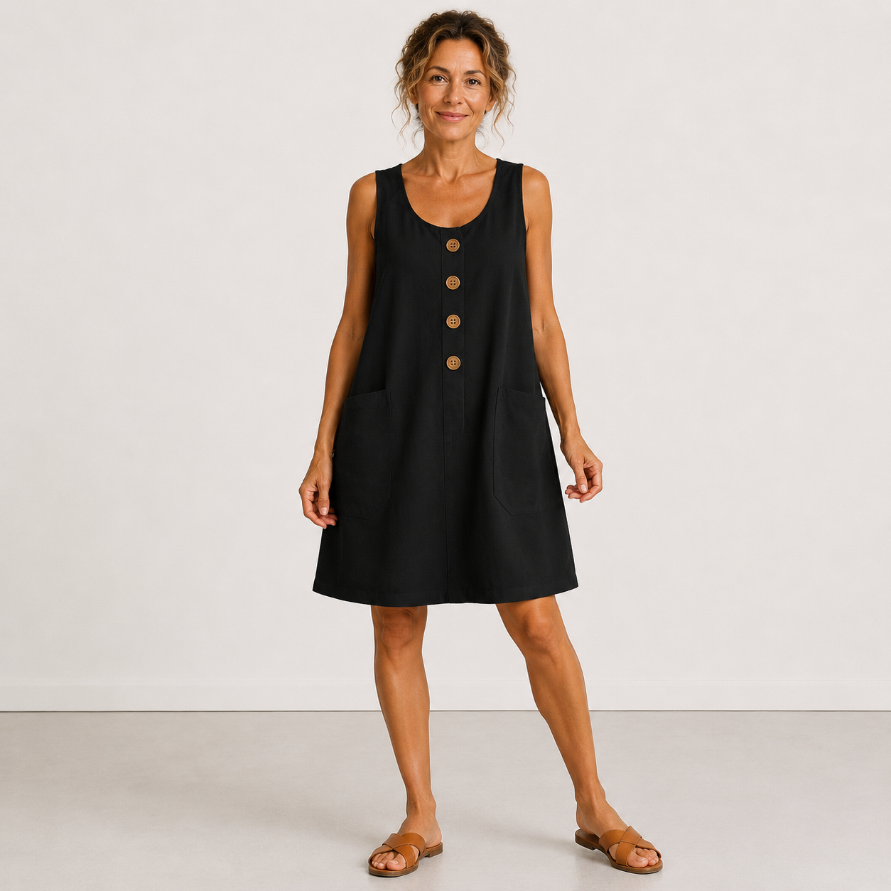 Mariella | Cotton and Linen Dress