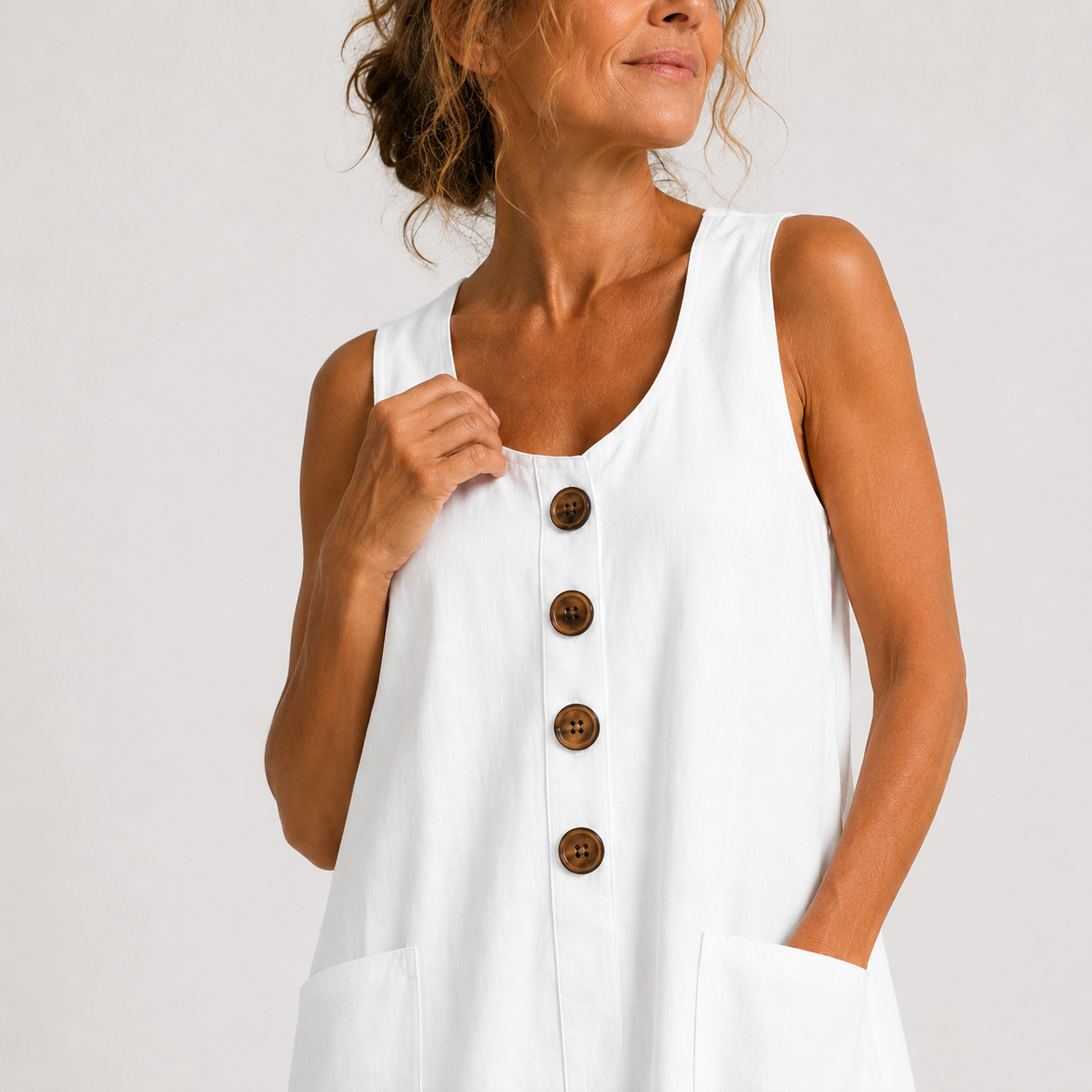 Mariella | Cotton and Linen Dress