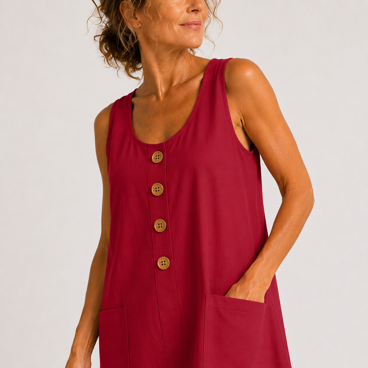 Mariella | Cotton and Linen Dress