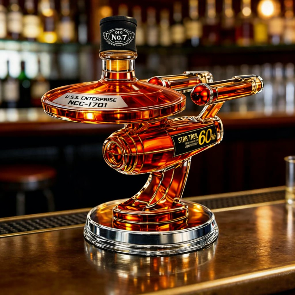 60th Anniversary USS Enterprise - Whisky Decanter