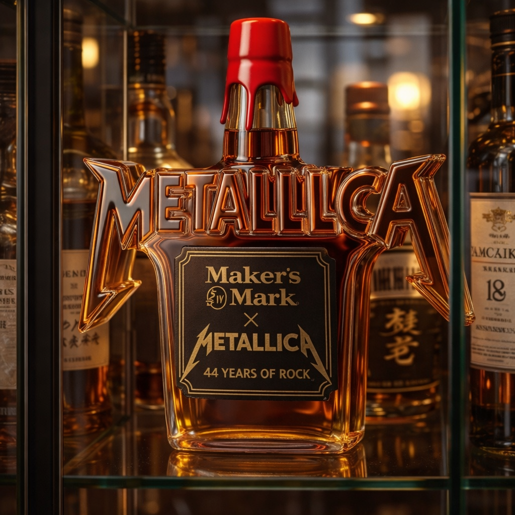 Whiskey Bottle - Metallica Rock Edition