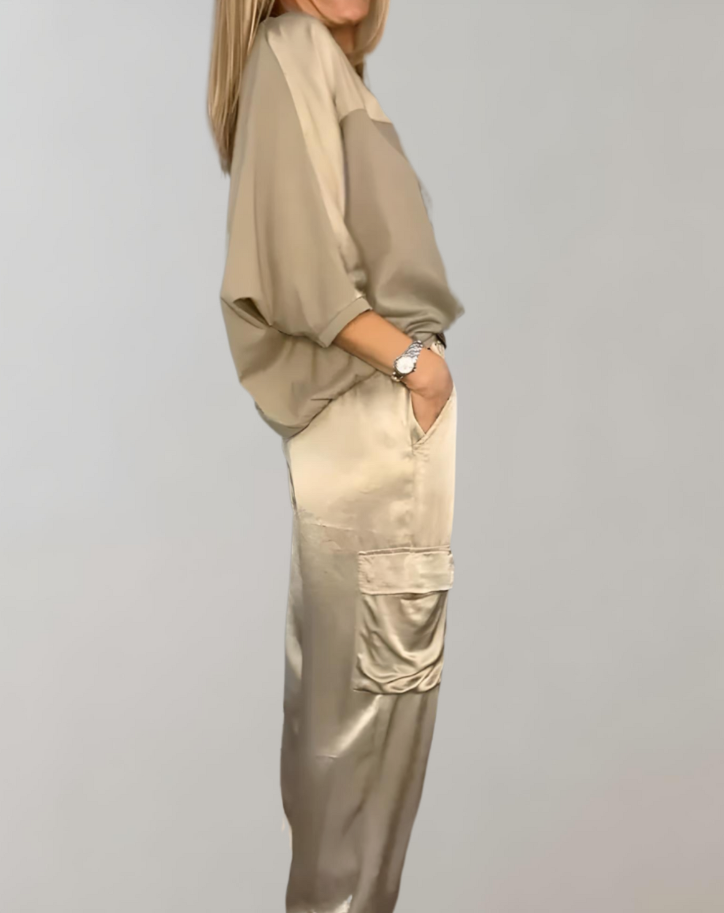 Finley - Silky Cargo Lounge Set