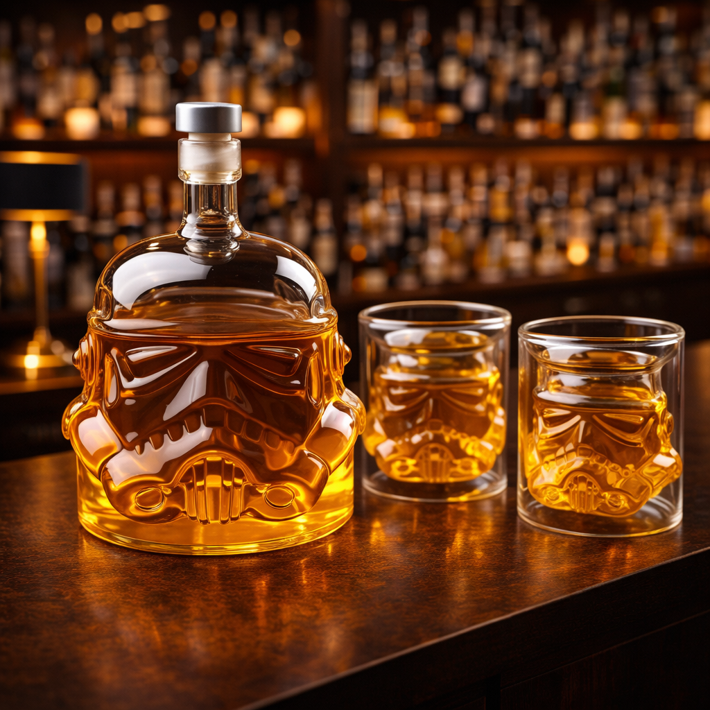Whisky Bottle - Set Bottle and Glasses Edition