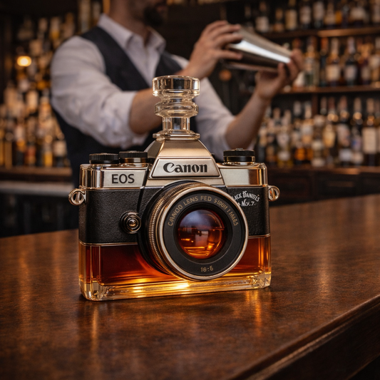 Whiskey Bottle - Camera Edition