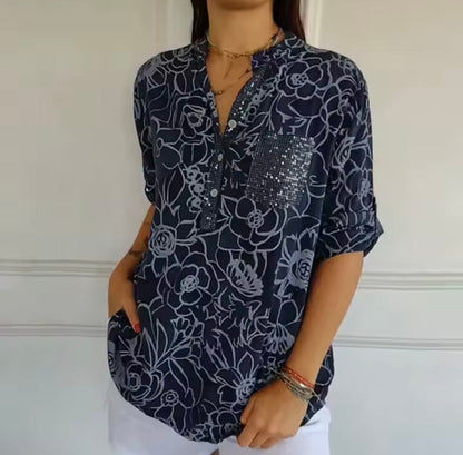 Avery | Chic Blouse with Pocket Detail