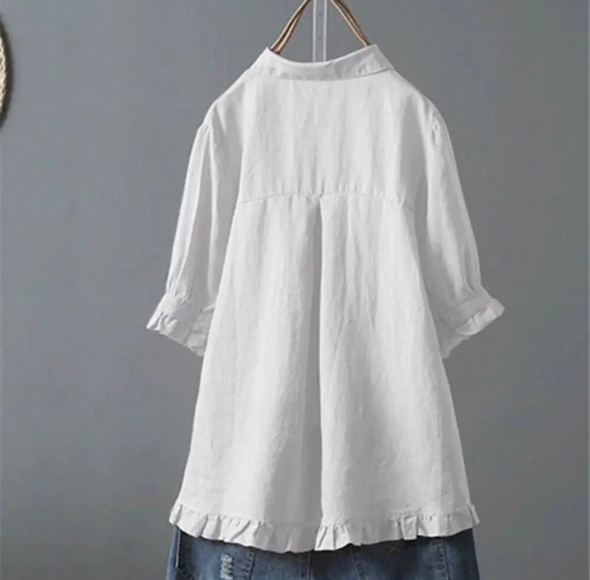 ANNA | Casual Ruffle Blouse