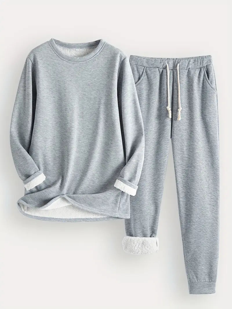 Hailey | Cozy Fleece-Lined Ensemble