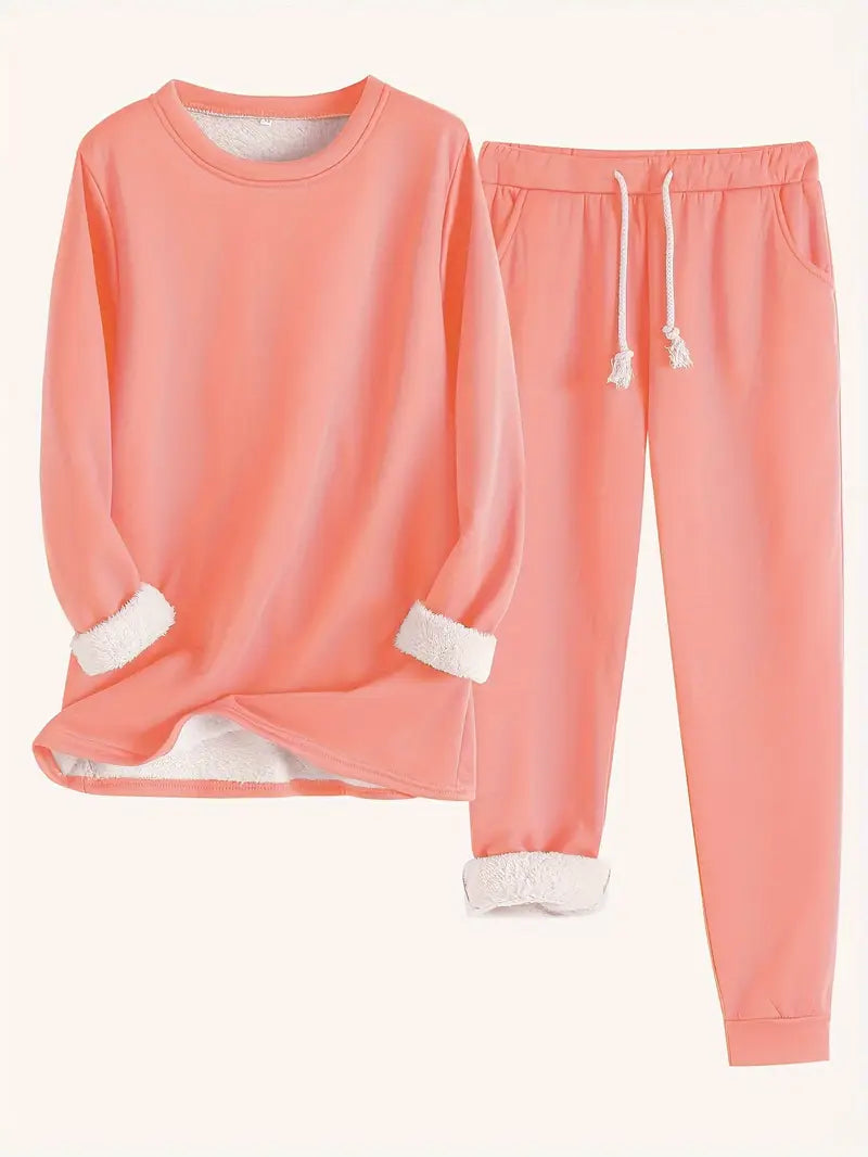 Hailey | Cozy Fleece-Lined Ensemble
