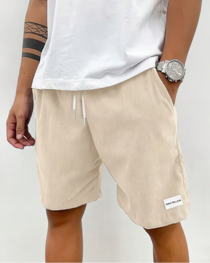 Rico | Corduroy Knee-Length Shorts