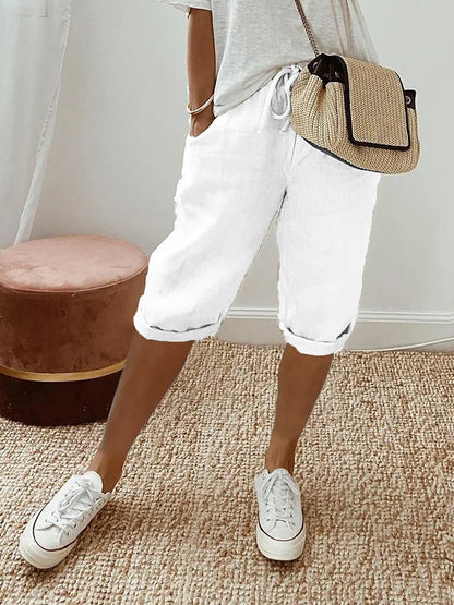 LUI™ – LIGHT COTTON-LINEN SHORTS