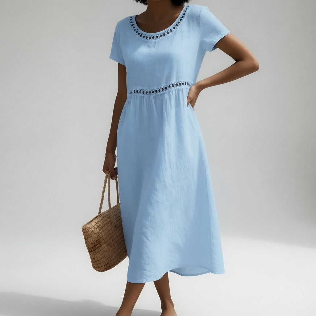 Sophie | Beautifully Embroidered Everyday Dress