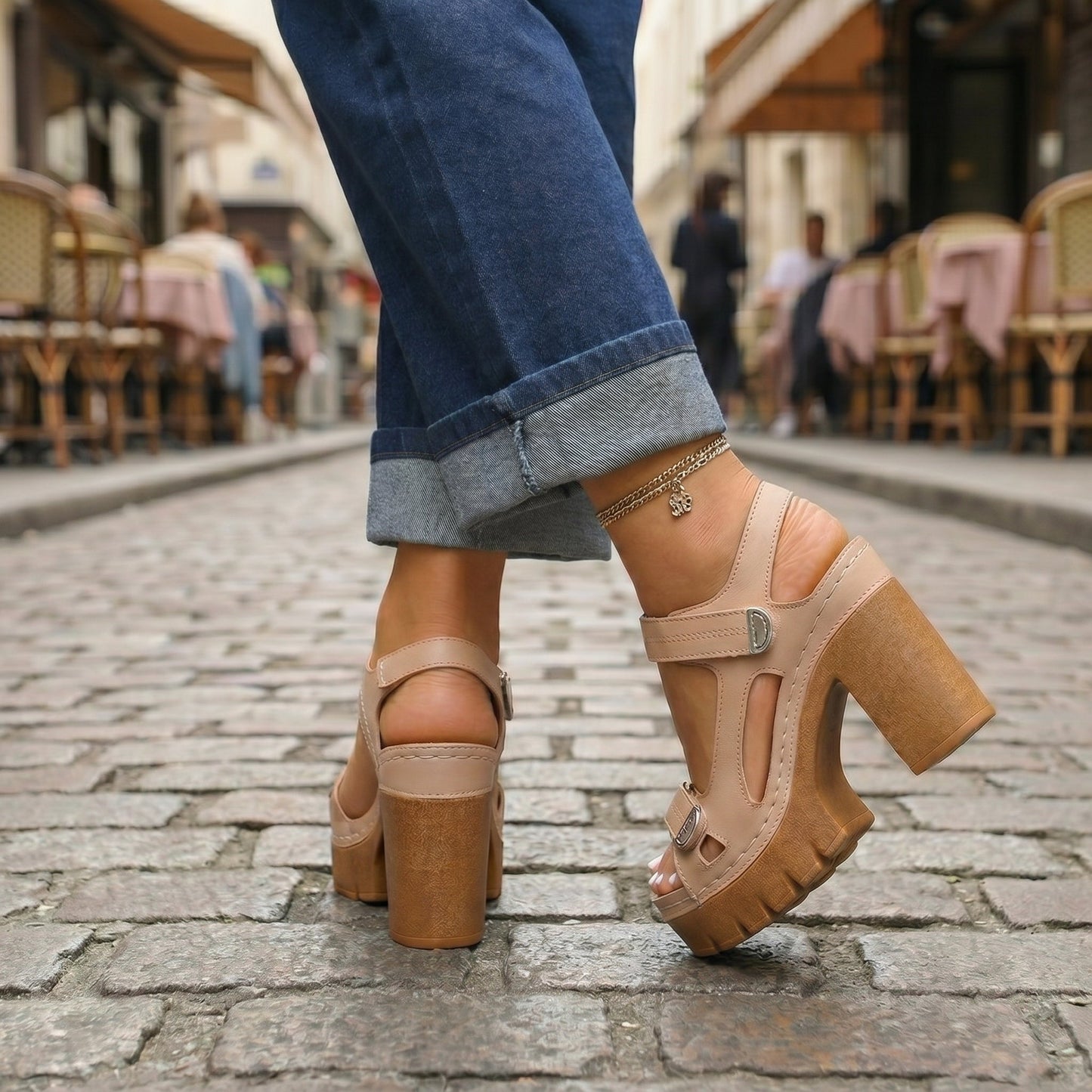 Valeria Stylish Comfort Heeled Sandals