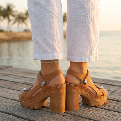 Valeria Stylish Comfort Heeled Sandals