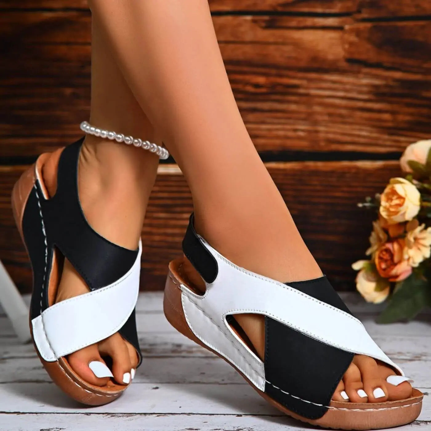 Nicole Orthopedic Open-Toe Sandals