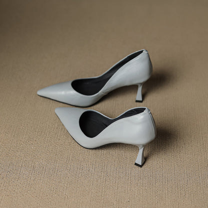 Gilda Genuine Leather Heels