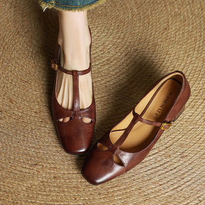 Alysa Genuine Leather Heels