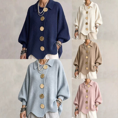 Isadora | Oversized Collared Cardigan