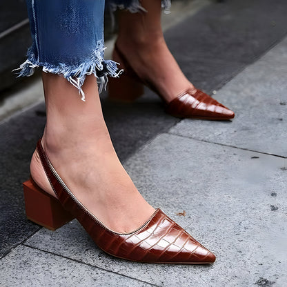 Julissa | Wide-toe heeled shoes