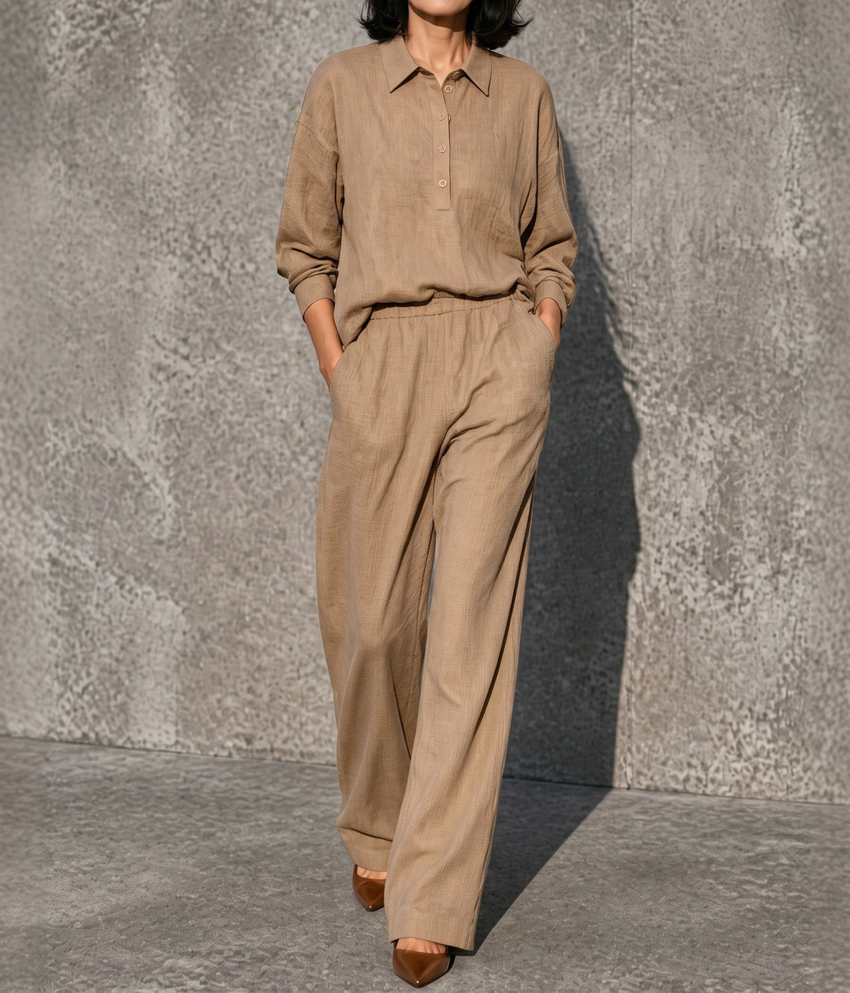 Olivia | Effortless Two piece with Wide Pants for Stylish Comfort
