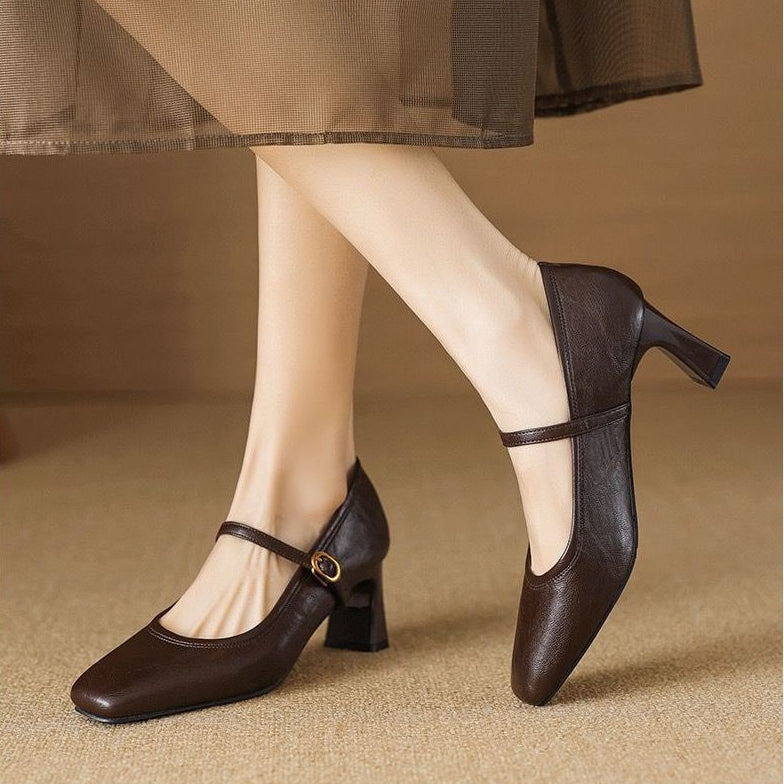 Aeri Leather Heels