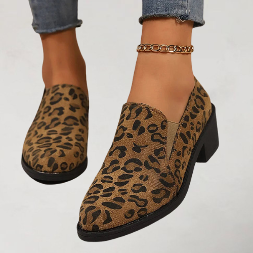 Phoebe | Casual Leopard Print Loafers