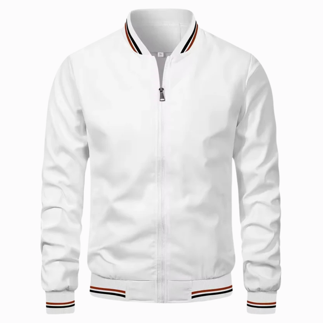 Chris | Casual Zip Bomber Jacket