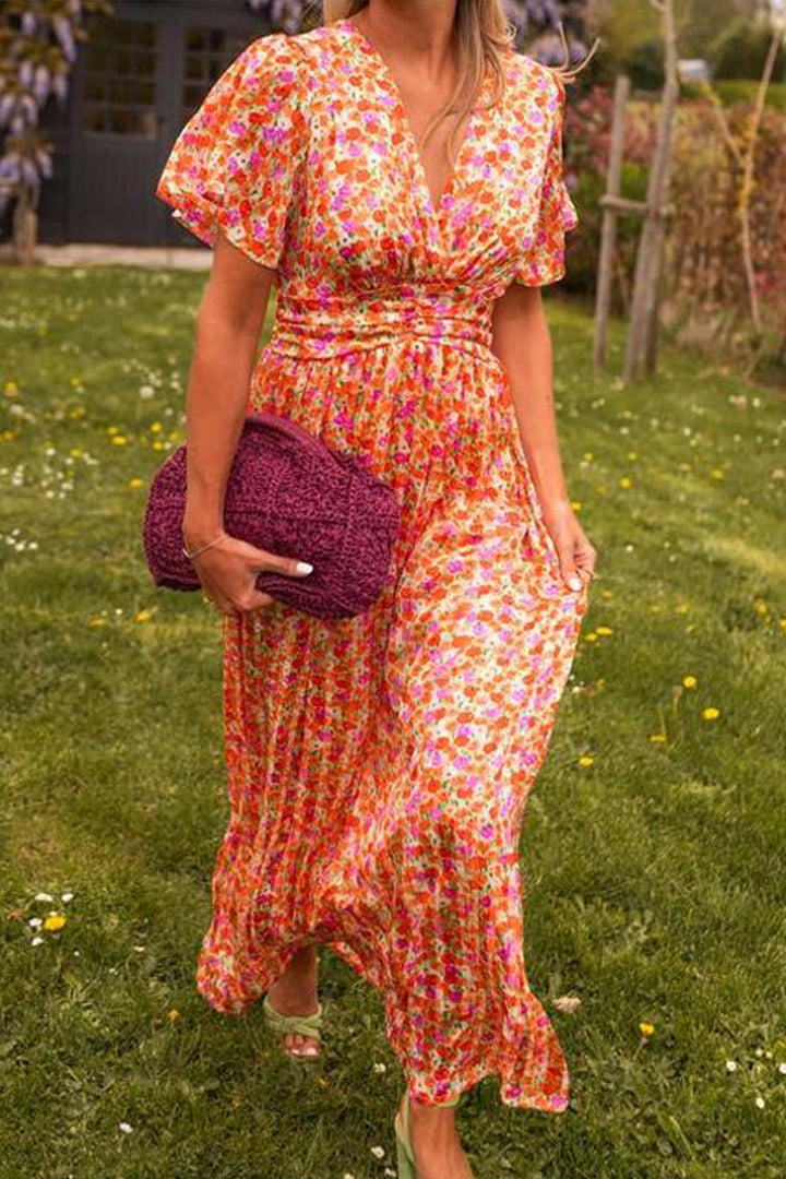 Natalie | Stylish Printed Maxi Dress for a Flattering Fit