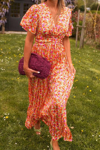 Natalie | Stylish Printed Maxi Dress for a Flattering Fit