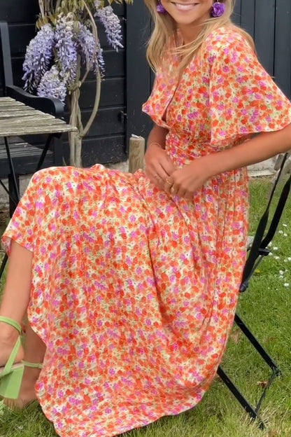 Natalie | Stylish Printed Maxi Dress for a Flattering Fit