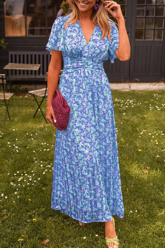 Natalie | Stylish Printed Maxi Dress for a Flattering Fit