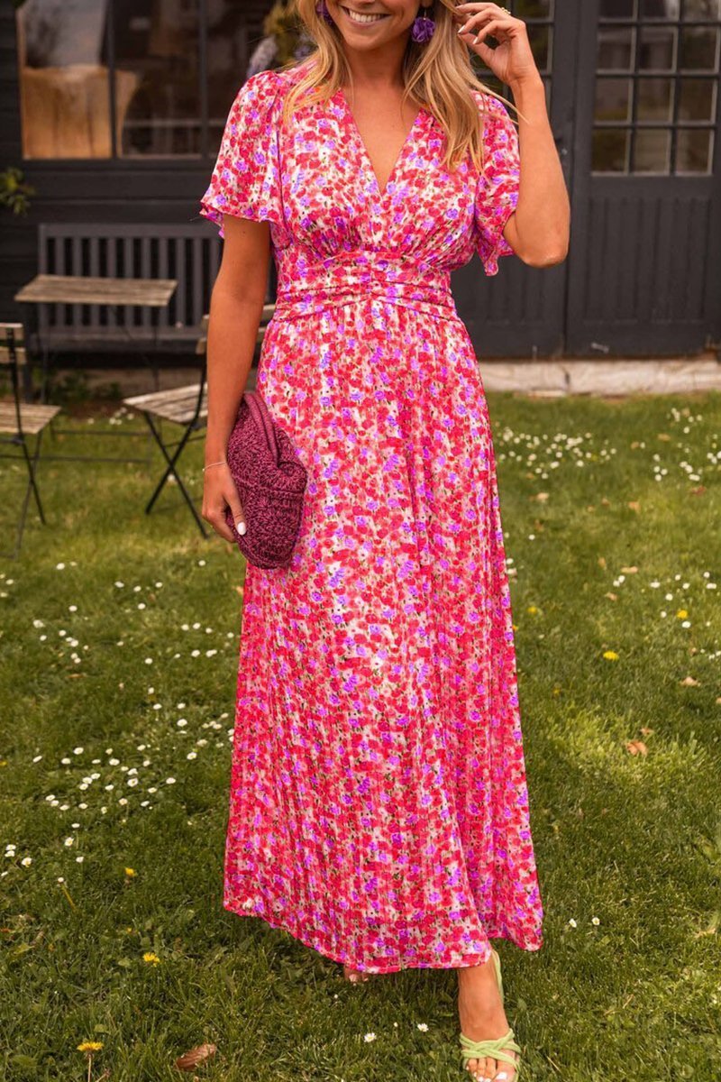 Natalie | Stylish Printed Maxi Dress for a Flattering Fit
