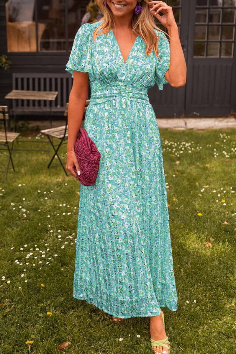 Natalie | Stylish Printed Maxi Dress for a Flattering Fit