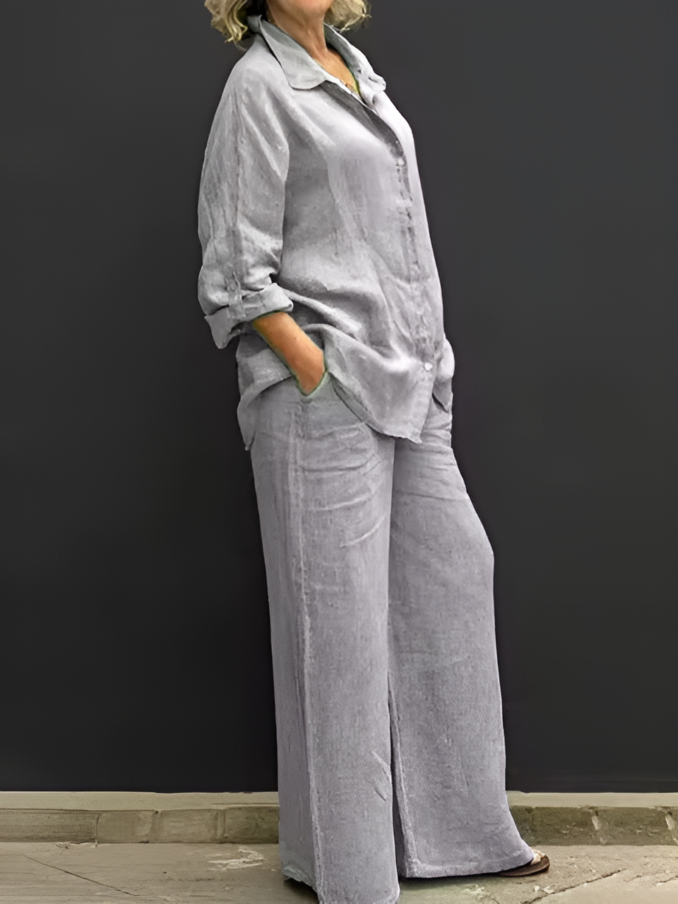 Lara | Effortless Linen Shirt Suit for Every Occasion