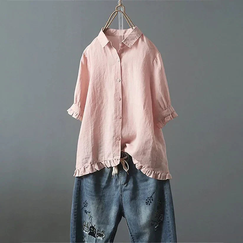 ANNA | Casual Ruffle Blouse